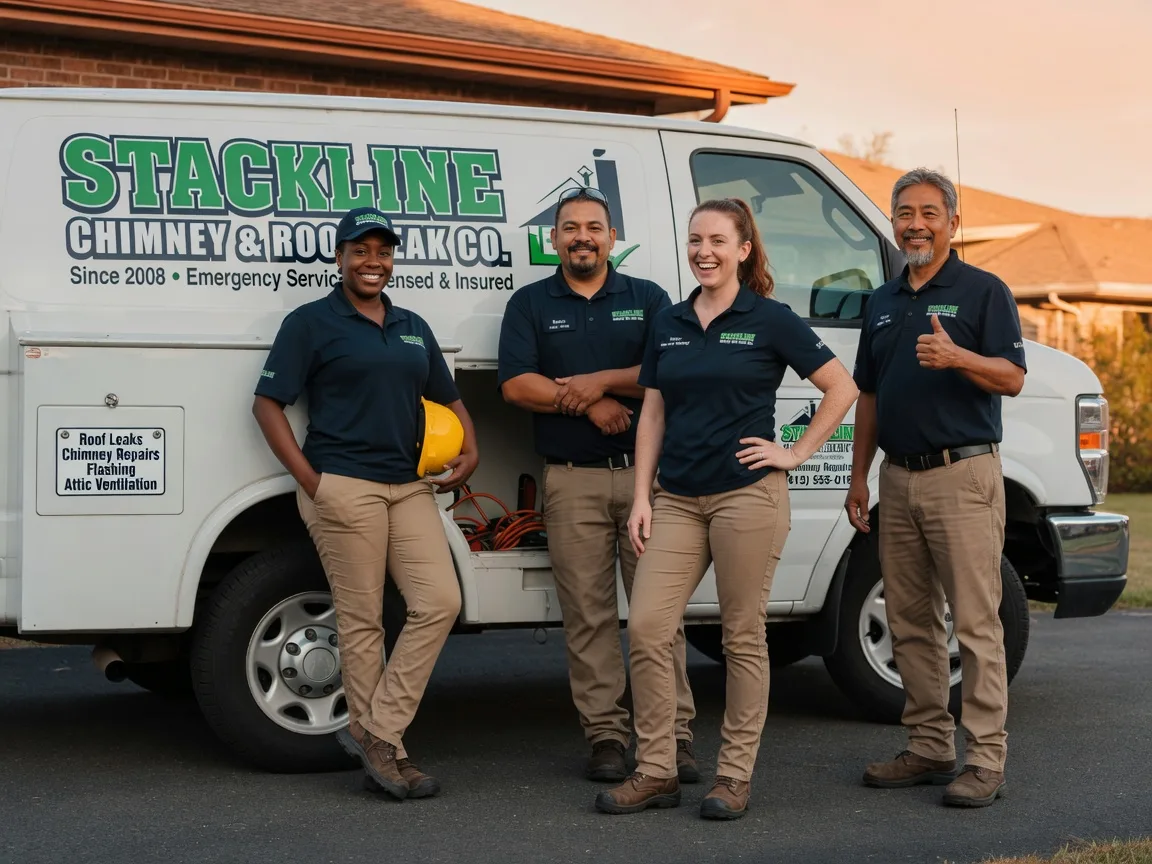 Chimney flashing repair company in Sandwich, IL